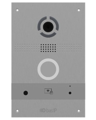 AV-08FB SILVER. Вызывная панель IP-домофона. BAS-IP в Чите