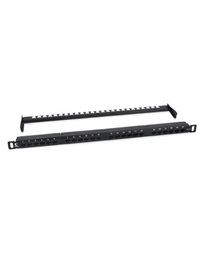 PLHD-24-Cat.6-Dual-180-0,5U (9664c): Патч-панель 19" в Чите