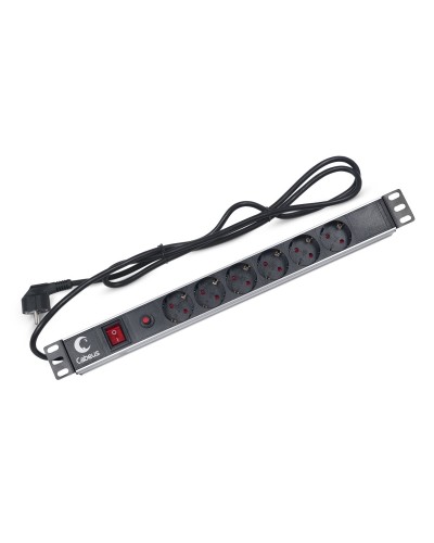 PDU-6P-F-2EU (7296c). Блок розеток 19. CABEUS в Чите