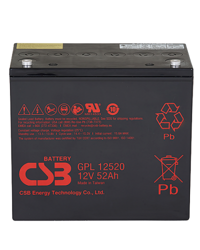 CSB GPL 12520. Аккумулятор герметичный свинцово-кислотный. CSB в Чите