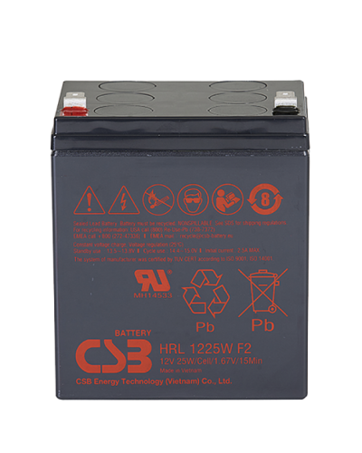 CSB HRL 1225W. Аккумулятор герметичный свинцово-кислотный. CSB в Чите