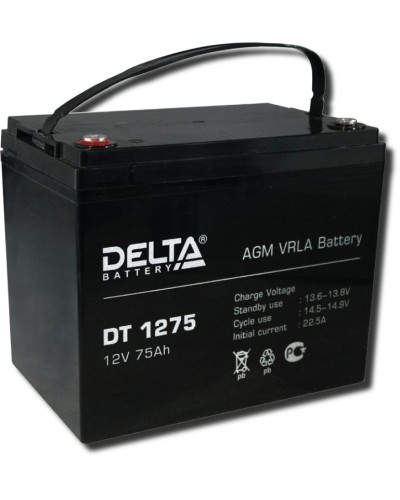 Delta DT 1275. Аккумулятор герметичный свинцово-кислотный. Delta в Чите