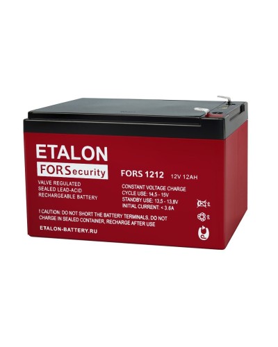 ETALON FORS 1212. Аккумулятор герметичный свинцово-кислотный. ETALON в Чите