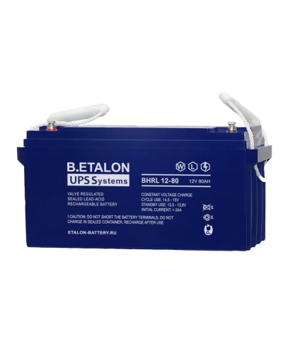 B.ETALON BHRL 12-80. Аккумулятор герметичный свинцово-кислотный. ETALON в Чите