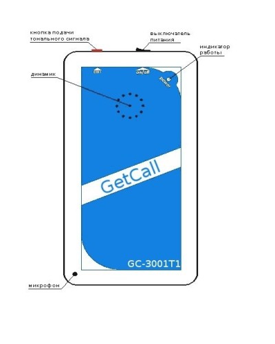GC-3001T1. Переговорное устройство ремонтной связи. GETCALL в Чите