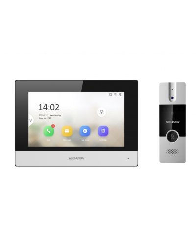 DS-KIS302-P. Комплект IP видеодомофона. Hikvision в Чите