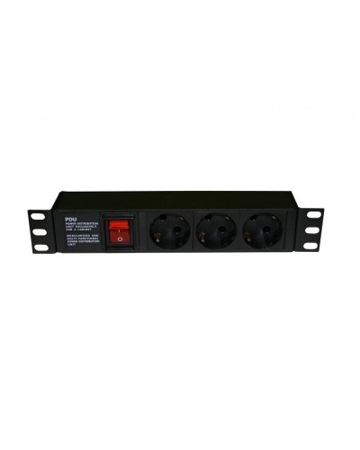 SHE10-3SH-S-IEC. Блок розеток 10. Hyperline в Чите