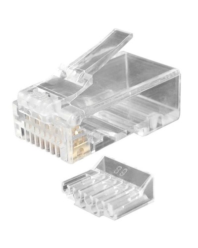 PLUG-8P8C-UV-C6-100 (100 шт). Разъем RJ-45. Hyperline в Чите