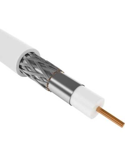 GENERICA RG6 CCS 75Ом FPE PVC белый (CC1-R6F1-111-300-G). Кабель коаксиальный омедненный. IEK в Чите