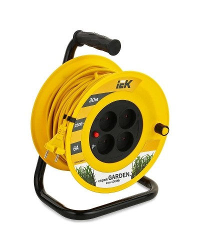УК30 4 места, 30м (WKP23-06-04-30). Удлинитель на катушке Garden. IEK в Чите