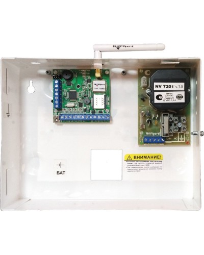 NV 1010c. Устройство оконечное объектовое приемно-контрольное c GSM коммуникатором. NAVIgard в Чите