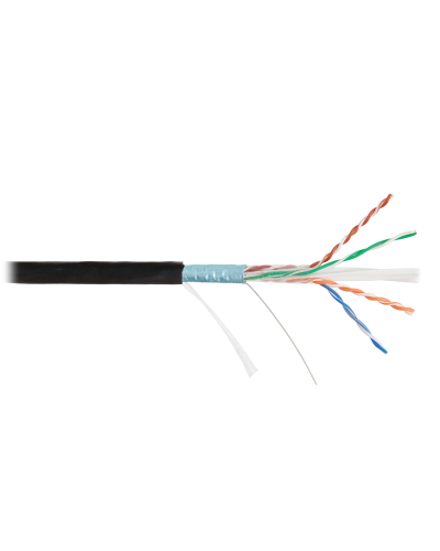 F/UTP 4pair, Cat6, Solid, Out, PVC (NMC 4240B-BK). Кабель «витая пара» (LAN) для структурированных систем связи. NIKOMAX в Чите