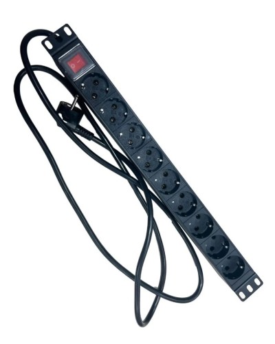 NTSS-PDU-DA2036 гор.размещ. 9xSchuko базовые 16A Schuko 2м. Блок розеток 19. NTSS в Чите