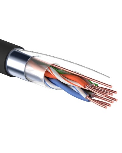 F/UTP 4PR 24AWG, CAT5e. OUTDOOR, 305м. PROconnect (01-0154). Кабель «витая пара» (LAN) для структурированных систем связи. PROCONNECT в Чите