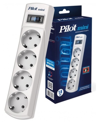 Pilot mini 3м. Сетевой фильтр. Pilot в Чите