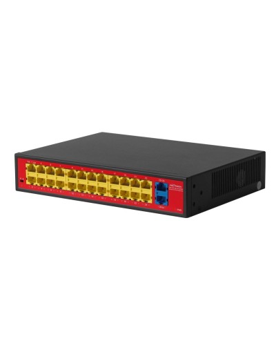 PND-24P-2G Lite (250W). Коммутатор неуправляемый 26-портовый с функцией PoE. Polyvision в Чите