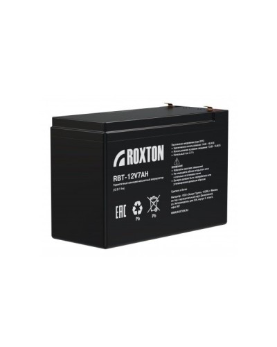 RBT-12V7AH. Аккумулятор герметичный свинцово-кислотный. ROXTON в Чите