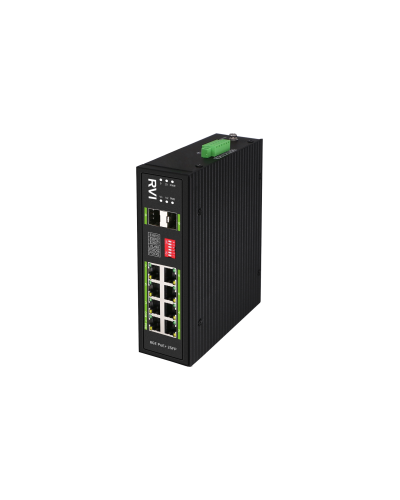 RVi-1NSIM8GP-2S. Коммутатор с питанием по PoE. RVi в Чите