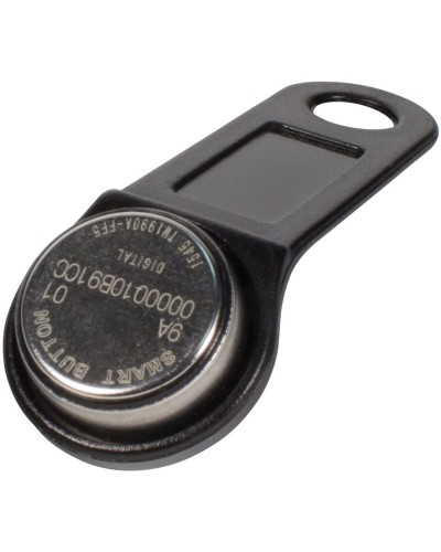 DS 1990А-F5 (черный). Ключ электронный Touch Memory с держателем. SLINEX в Чите