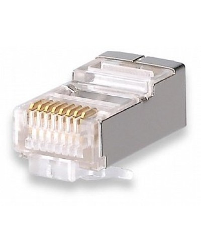 Коннекторы 8P8C FTP Cat.5e 3U (RJ-45) (100шт) (10-0201). Разъем RJ-45. SUPRLAN в Чите