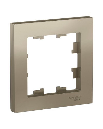 AtlasDesign рамка 1-местная, шампань (ATN000501). Рамка. Systeme Electric в Чите