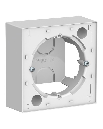 AtlasDesign коробка для наружного монтажа, белая (ATN000100). Коробка для наружного монтажа. Systeme Electric в Чите