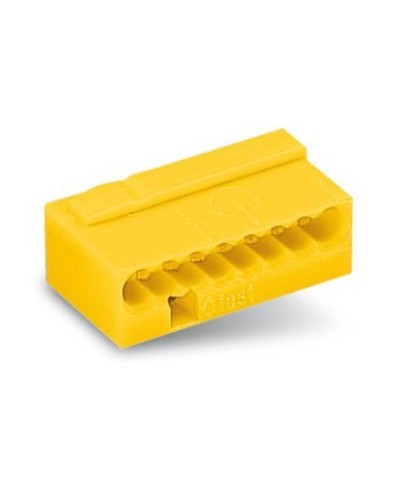 WAGO 243-508 Клемма MICRO 8-проводная желтая. Клемма для распределительных коробок. WAGO в Чите