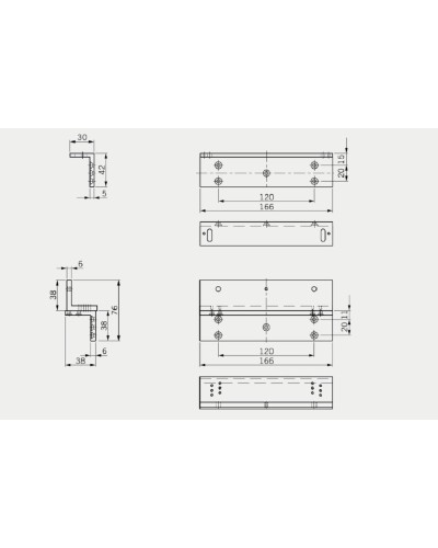 L+Z кронштейн для EMC 1200 ALH. L+Z кронштейн для EMC 1200 ALH. dormakaba в Чите