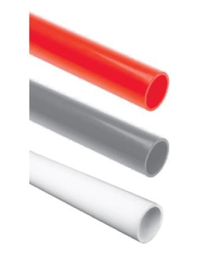 Ecoplast труба ПВХ гладкая, для аспирационной системы, D25, красная (33025-RD). Труба для аспирационной системы. Экопласт в Чите