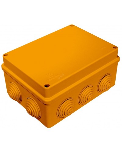 Коробка JBS150 150х110х70, 10 вых., 6P (1,5…6мм²) (43139HF): Коробка монтажная, огнестойкая, без галогена в Чите