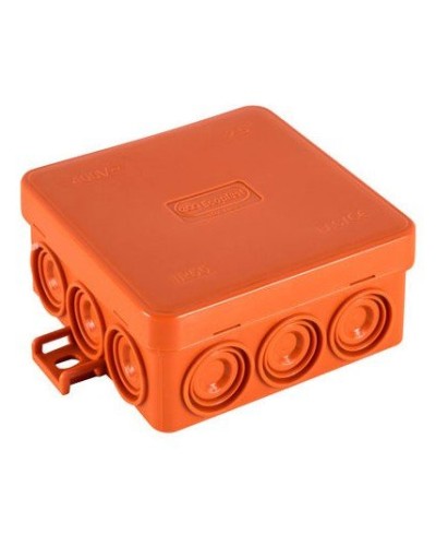Коробка JBL085 85х85х38, 12 вых., 2P (0,15...4мм²) (43455HF). Коробка монтажная, огнестойкая, без галогена. Экопласт в Чите