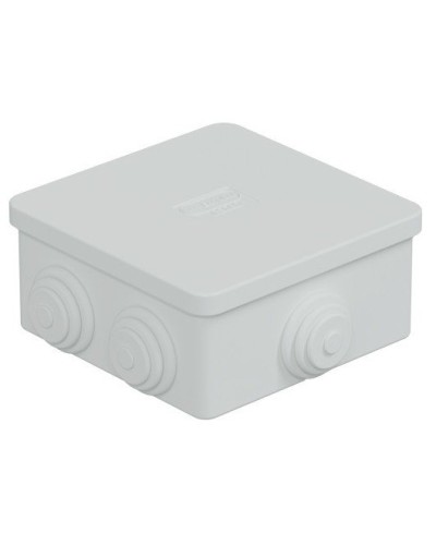 Коробка JBS080 85х85х40, 6 вых, IP44, белая (44006W-1). Коробка монтажная. Экопласт в Чите