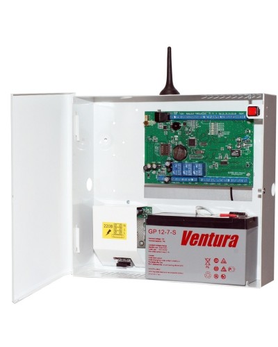 S632-2GSM-BK25-W (S632-2GSM-BK), Бокс-комплект под 7Ач, белый. Устройство оконечное объектовое приемно-контрольное c GSM коммуникатором. Проксима в Чите
